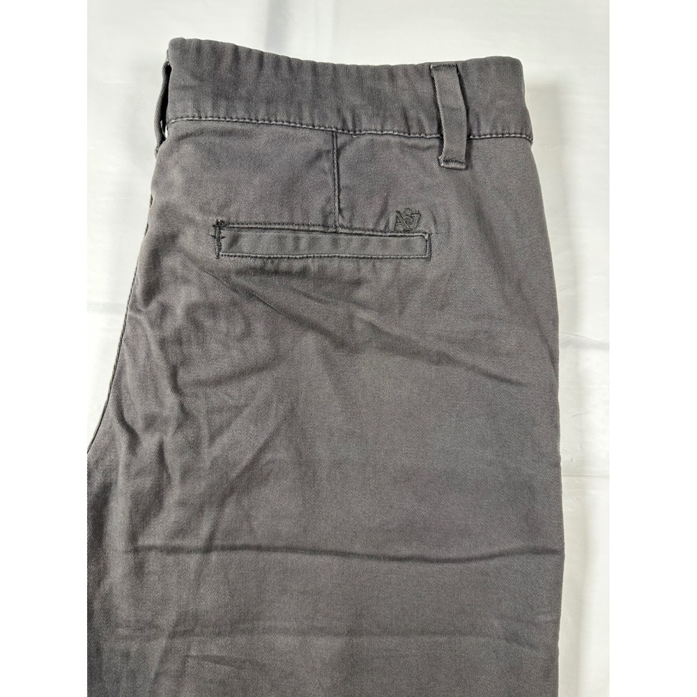Aeropostale Stretch Chino Shorts Womens 9/10 Gray Cotton Blend Casual Mid Rise - Picture 5 of 5